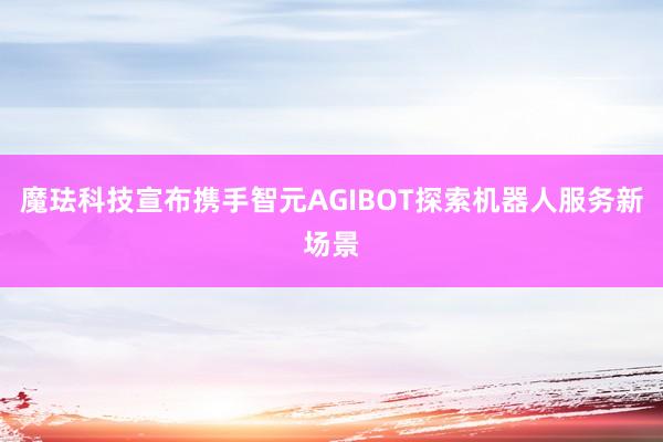 魔珐科技宣布携手智元AGIBOT探索机器人服务新场景