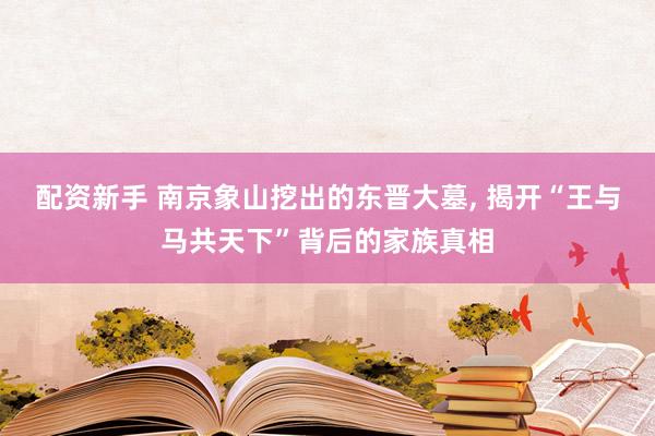 配资新手 南京象山挖出的东晋大墓, 揭开“王与马共天下”背后的家族真相