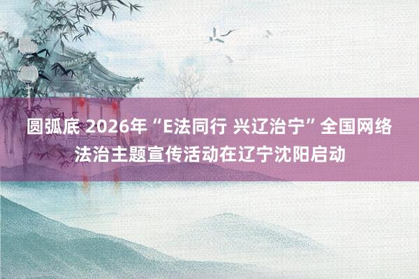 圆弧底 2026年“E法同行 兴辽治宁”全国网络法治主题宣传活动在辽宁沈阳启动