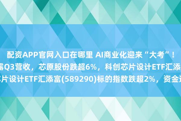 配资APP官网入口在哪里 AI商业化迎来“大考”！Anthropic即将披露Q3营收，芯原股份跌超6%，科创芯片设计ETF汇添富(589290)标的指数跌超2%，资金逆势净流入