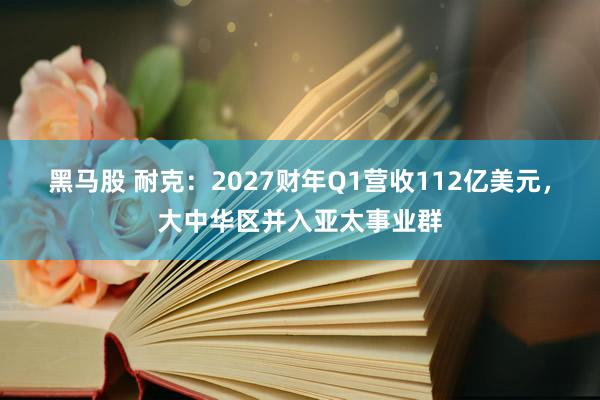 黑马股 耐克：2027财年Q1营收112亿美元，大中华区并入亚太事业群