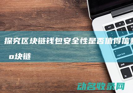 探究区块链钱包 安全性是否值得信赖 (探究区块链钱的实验)